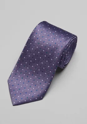 JoS. A. Bank Men's Reserve Collection Double Dot Tie, Purple, One Size