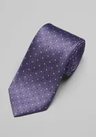 Men's Reserve Collection Double Dot Tie, Purple, One Size