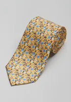 JoS. A. Bank Men's Reserve Collection Floral Tie, Yellow, One Size