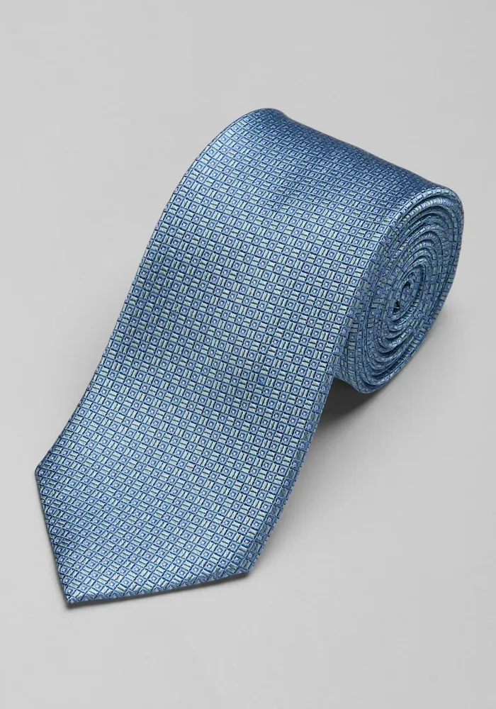 Blue Tonal Dot Tie