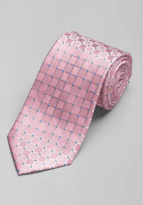 JoS. A. Bank Men's Traveler Collection Geo Tie, Pink, One Size