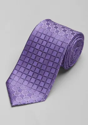 JoS. A. Bank Men's Traveler Collection Geo Tie, Purple, One Size