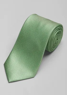 Men's Traveler Collection Solid Tie, Light Green, One Size