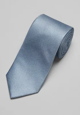 JoS. A. Bank Men's Traveler Collection Solid Tie, City Blue, One Size