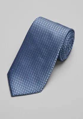 JoS. A. Bank Men's Traveler Collection Star Geo Tie, Blue, One Size