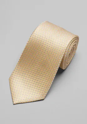 JoS. A. Bank Men's Reserve Collection Star Dot Tie, Yellow, One Size