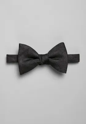 JoS. A. Bank Men's Tonal Paisley Pre-Tied Bow Tie, Black, One Size