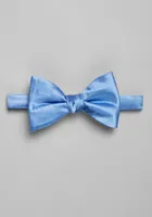 JoS. A. Bank Men's Solid Pre-Tied Bow Tie, Light Blue, One Size