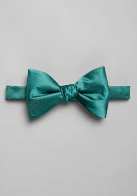 JoS. A. Bank Men's Solid Pre-Tied Bow Tie, Dark Green
