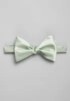 JoS. A. Bank Men's Solid Pre-Tied Bow Tie, Sage, One Size