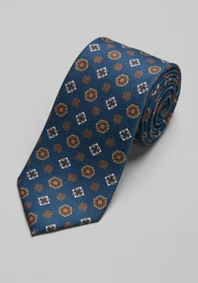 JoS. A. Bank Men's Reserve Collection Medallion Tie, Navy, One Size