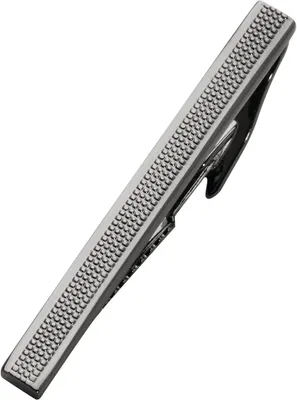 JoS. A. Bank Men's Brushed Silver Tie Bar, Metal Silver, One Size