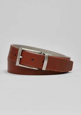 Men's Joseph Abboud Heritage Reversible Leather and Linen Belt, Multi, SIZE 38