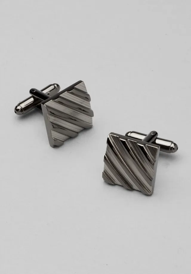 Silver Cufflinks, Metal Cufflinks