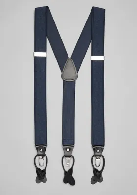 JoS. A. Bank Men's Jos. A Bank Stretch Stripe Suspenders, Navy, One Size