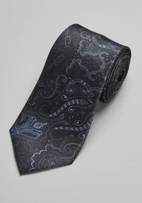 JoS. A. Bank Men's Reserve Collection Paisley Tie, Black