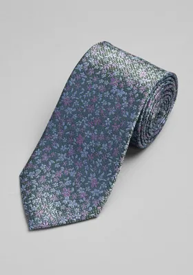 JoS. A. Bank Men's Reserve Collection Mini Floral Tie, Lilac, One Size