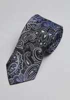 JoS. A. Bank Men's Reserve Collection Lotus Paisley Tie, Black, One Size