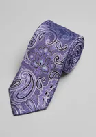 JoS. A. Bank Men's Reserve Collection Lotus Paisley Tie, Purple, One Size