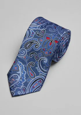 JoS. A. Bank Men's Reserve Collection Lotus Paisley Tie, Navy, One Size