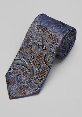 JoS. A. Bank Men's Reserve Collection Paisley Tie, Brown