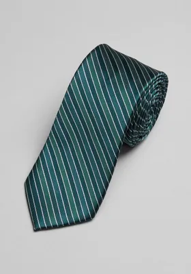 JoS. A. Bank Men's Stripe Tie, Pine, One Size