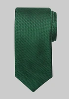 Men's Chevron Stripe Tie, Green, One Size
