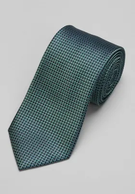 JoS. A. Bank Men's Traveler Collection Two Tone Dot Neat Tie, Green, One Size