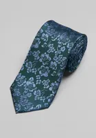 Men's Traveler Collection Floating Fiori Floral Tie, Green, One Size