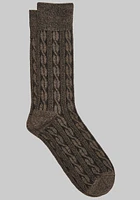 Men's Cashmere Blend Socks, Amphora Twist, Mid Calf