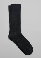 JoS. A. Bank Men's Cashmere Blend Socks, Xavier Navy, Mid Calf