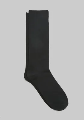 JoS. A. Bank Men's Jos. A Bank Tonal Diamond Microfiber Tuxedo Socks, Black, Mid Calf