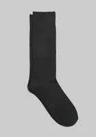 Men's Jos. A Bank Tonal Diamond Microfiber Tuxedo Socks, Black, Mid Calf
