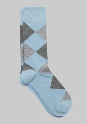 JoS. A. Bank Men's Argyle Socks, Light Blue