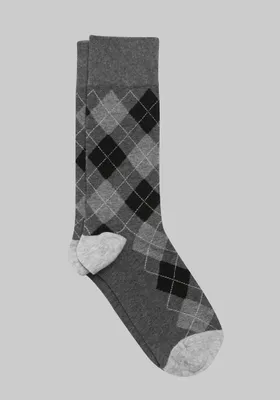 JoS. A. Bank Men's Argyle Socks, Black