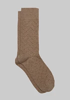 Men's Dash Socks, Tan Heather, Mid Calf