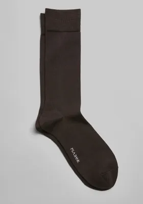 JoS. A. Bank Men's Supersoft Marled Socks, Brown, Mid Calf