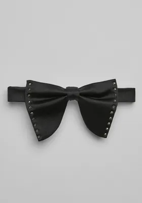 JoS. A. Bank Men's Pre-Tied Butterfly Bow Tie, Black, One Size