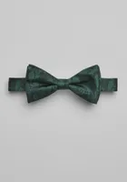JoS. A. Bank Men's Stylized Floral Pre-Tied Bow Tie, Dark Green, One Size