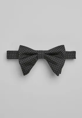 JoS. A. Bank Men's Pre-Tied Dot Bow Tie, Black, One Size