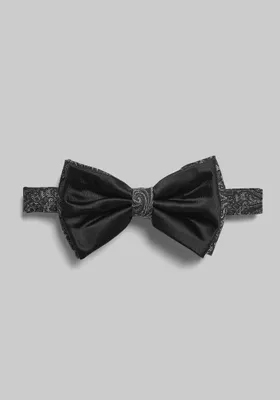 JoS. A. Bank Men's Layered Pre-Tied Bow Tie, Black, One Size