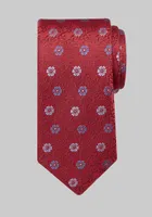 Men's Reserve Collection Floral and Vine Tie, Red, One Size