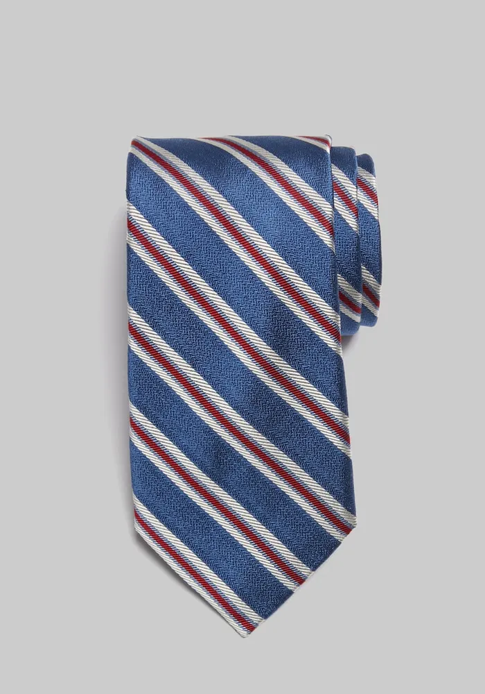 Fancy Stripe Tie Sleeve Top