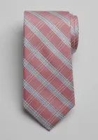 JoS. A. Bank Men's Soft Grid Tie, Coral, One Size