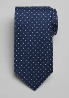 Men's Traveler Collection Two-Color Dot Tie, Navy, One Size
