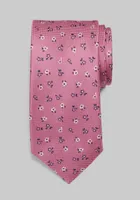 Men's Traveler Collection Mini Floral Tie, Pink, One Size