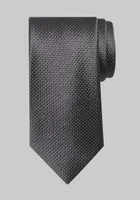 Men's Traveler Collection Mini Dot Grid Tie, Black, One Size