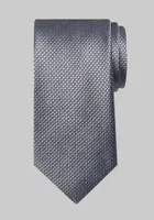 JoS. A. Bank Men's Traveler Collection Mini Dot Grid Tie, Grey, One Size