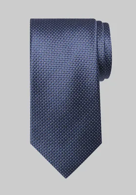 JoS. A. Bank Men's Traveler Collection Mini Dot Grid Tie, Navy, One Size