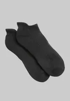 JoS. A. Bank Men's Cushioned Low-Cut Socks, 2-Pack, Black, Ankle